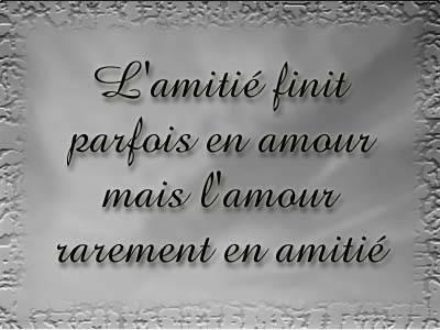 amour et amitie